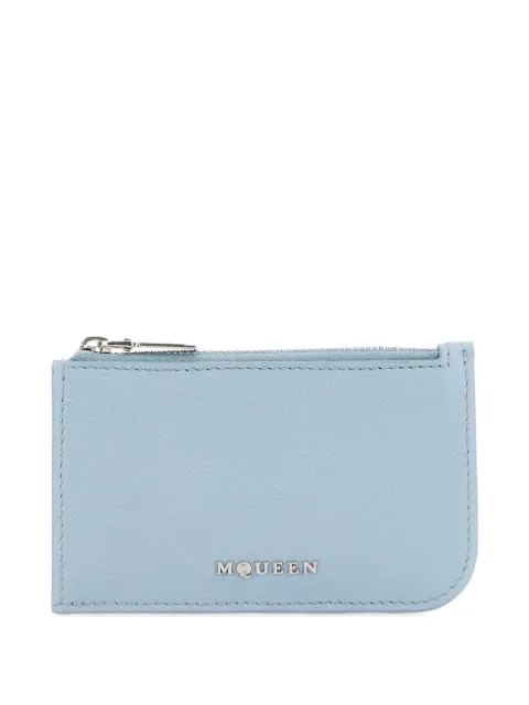 Alexander McQueen leather cardholder Blue 8135461VDCC