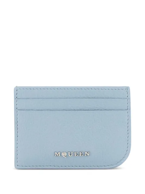 Alexander McQueen leather cardholder Blue 8135451VDCC