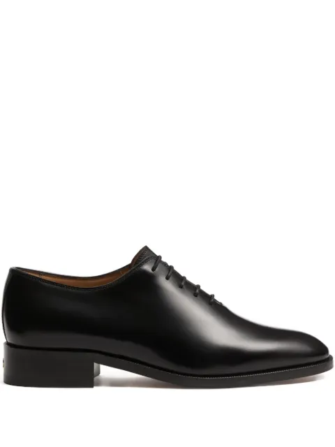 Valentino Garavani Pas Des Dieux leather Oxford shoes Black YS0K39NBK