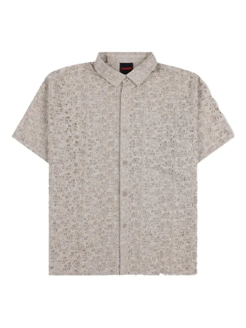 Pleasures Lacy shirt Neutrals P24F050