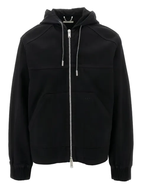 1989 STUDIO logo-embroidered hoodie Black S03MCG001DEN0020100