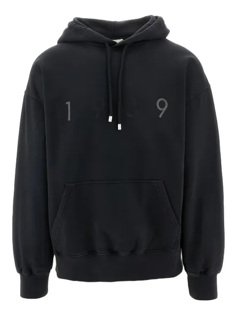 1989 STUDIO logo-print hoodie Black S03UMC002FLE0010100