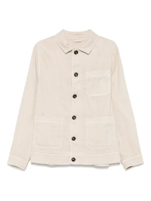 Circolo 1901 linen-blend shirt jacket Neutrals CN4874