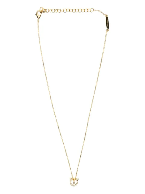 Ferragamo Gancini crystal-embellished necklace Gold 736244