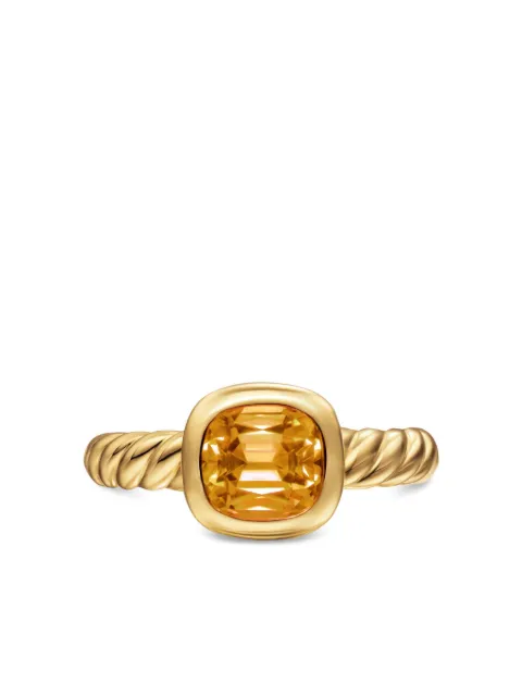 David Yurman 18K yellow gold DY Mercer® citrine ring Gold R1873388ACI