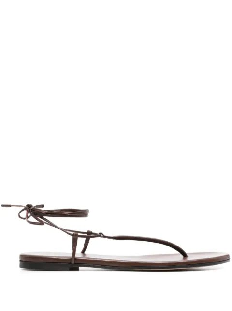 Gianvito Rossi Gwyneth round-toe sandals Brown G3171405CUONAP