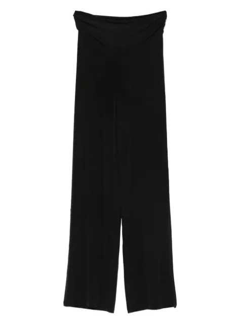 Aya Muse ruched trousers Blue AMPF2589