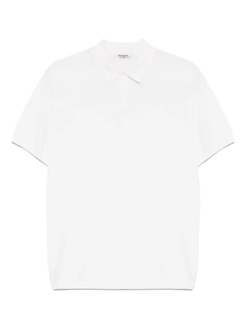 Kangra fine-knit polo shirt Neutrals 800426