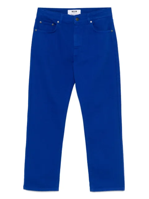 MSGM logo-embroidered jeans Blue 3842MDP239257239