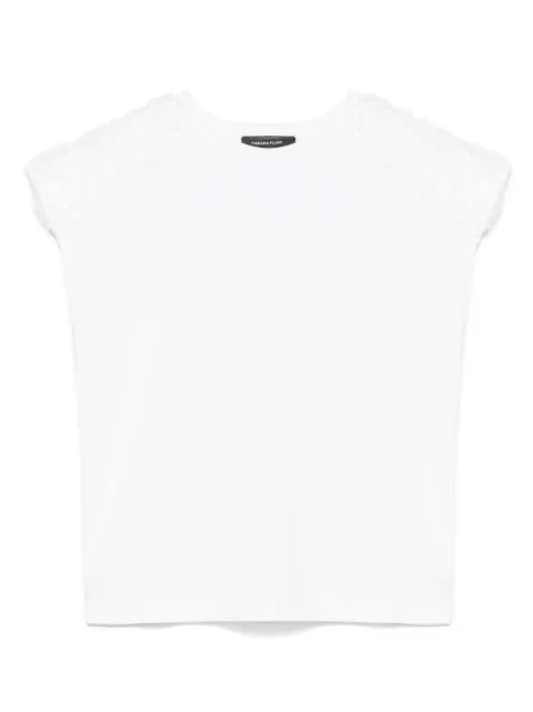 Fabiana Filippi ruffle-detailed T-shirt White JED275F611L356