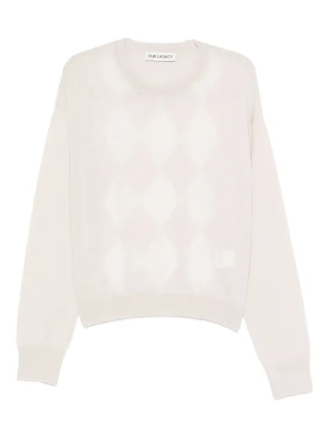 OUR LEGACY Sonar sweater Pink M4253SB