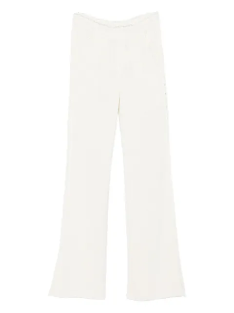 Aya Muse Mello trousers White AMPF2546