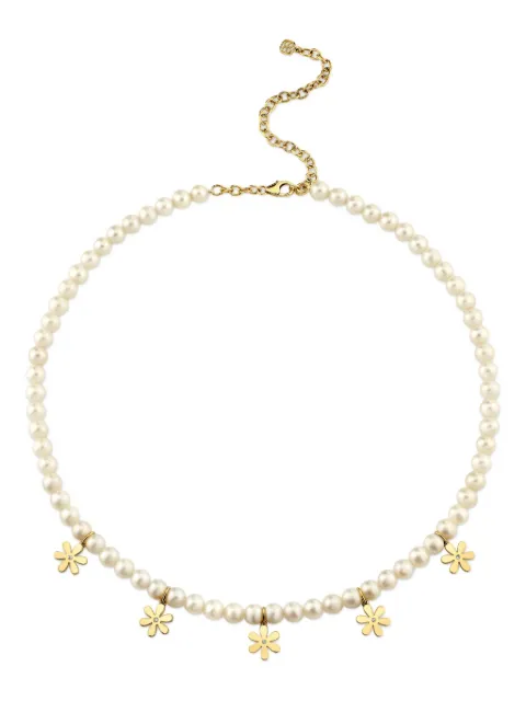 Sydney Evan 14CT yellow gold Daisy diamond necklace Gold CN2452