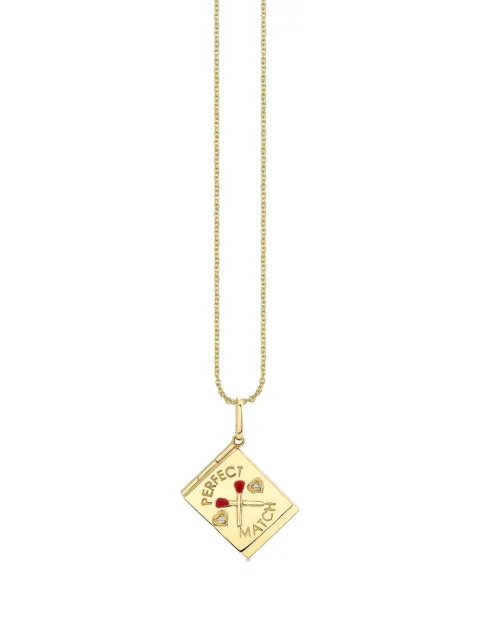 Sydney Evan 14CT yellow gold Perfect Match Locket diamond necklace Gold CJP2837REY20XHT