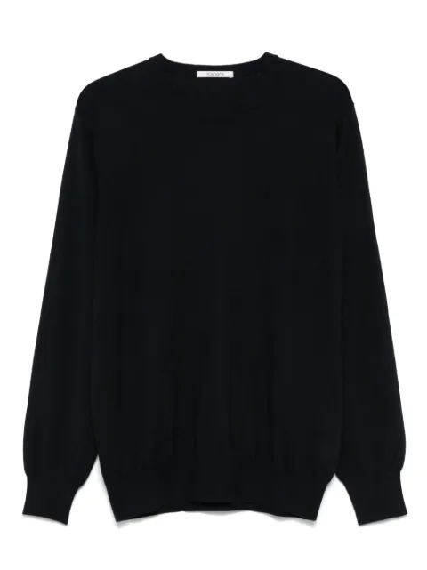 Kangra fine-knit top Blue 700401