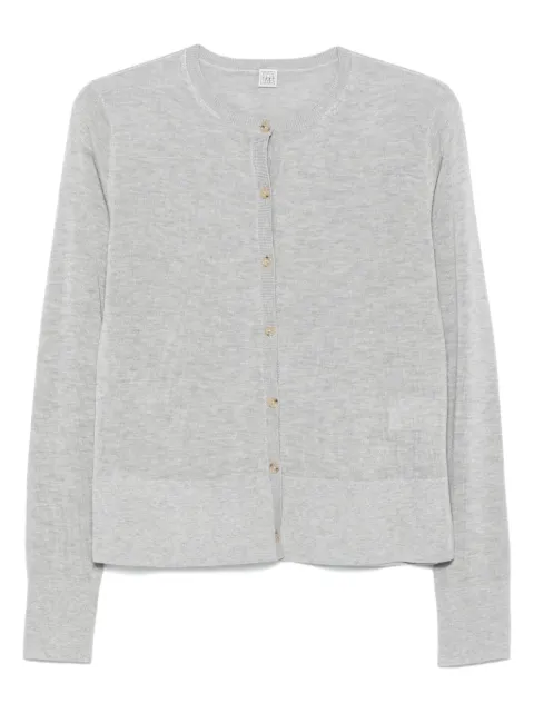 TOTEME fine-knit cardigan 243WRT0329YA0079074