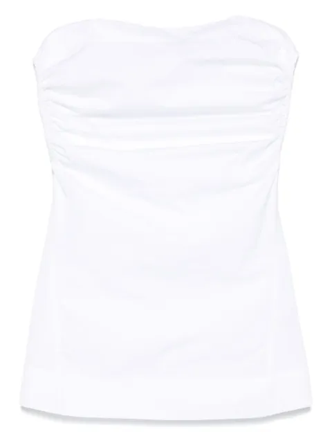 TOTEME gathered top White 253WRT0517FB0226047
