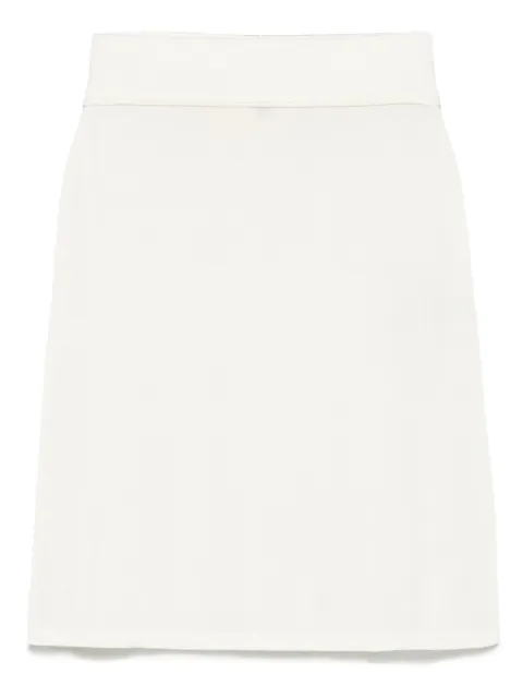 TOTEME knitted mini skirt White 253WRB0290YA0079047