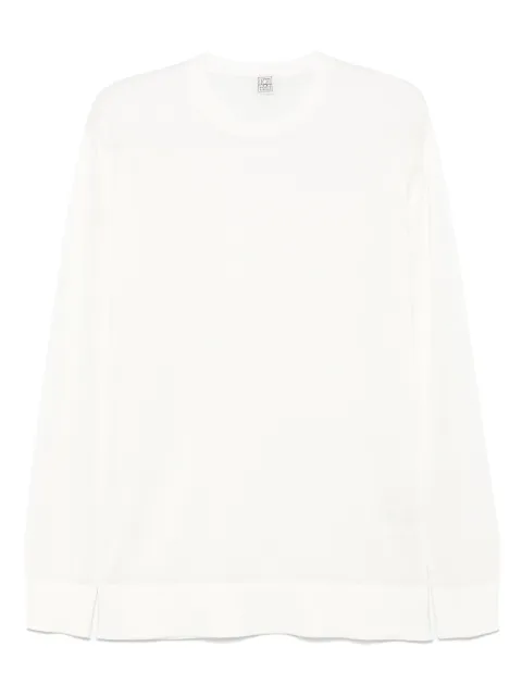 TOTEME fine-knit top White 253WRT0604YA0079047