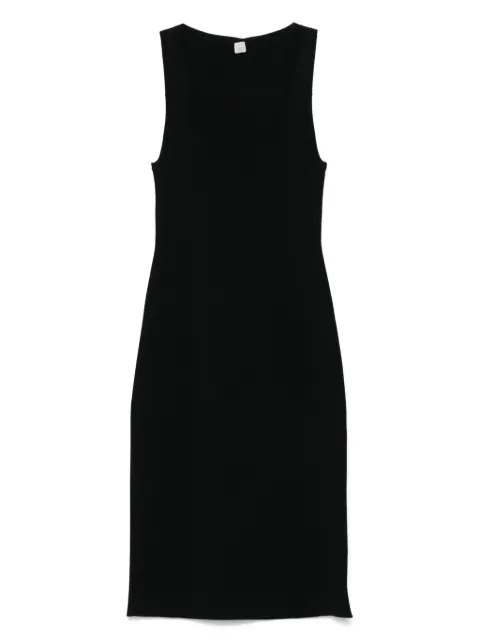 TOTEME midi tank dress Black 253WRD0233YA0187001