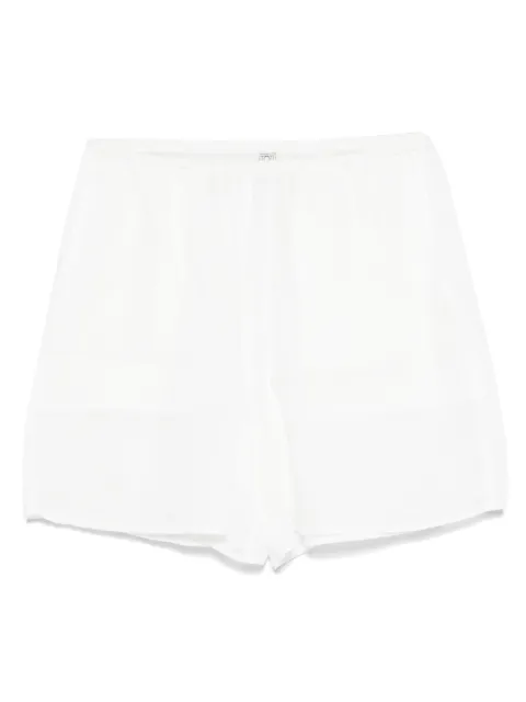 TOTEME Summer shorts White 253WRB0321FB0434047
