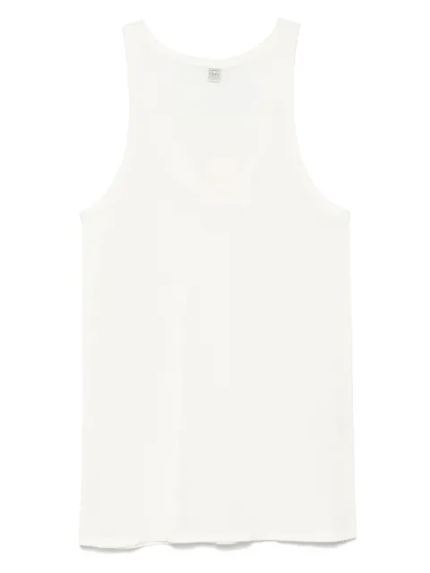 TOTEME knitted tank top White 253WRT0530YA0079047