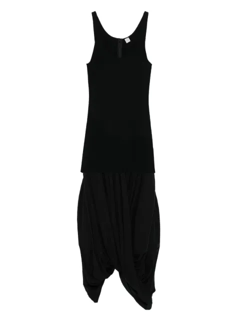 TOTEME cocoon tank dress Black 253WRD0212YA0187001