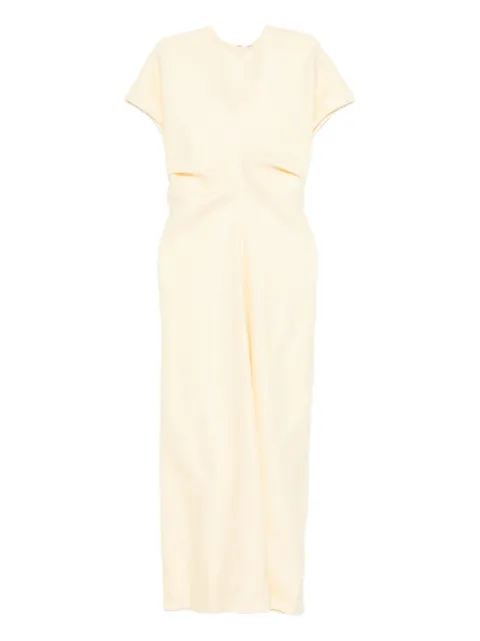 TOTEME slouch-waist maxi dress Neutrals 253WRD1103FB0461300