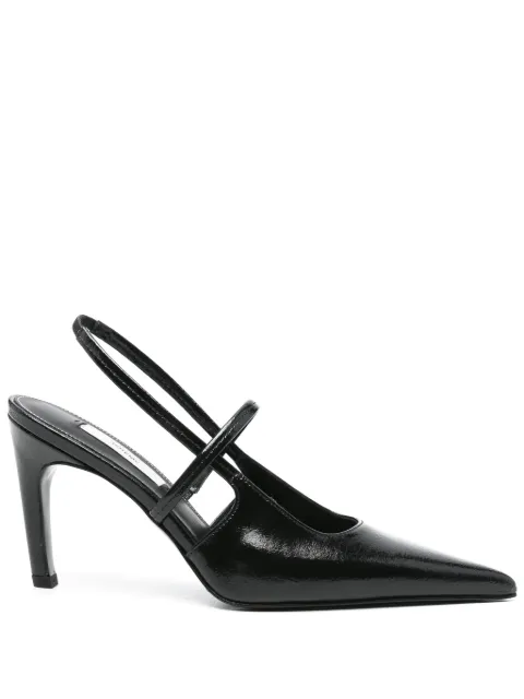 TOTEME 90mm Naplack pumps Black 253WAS0248LE0020001