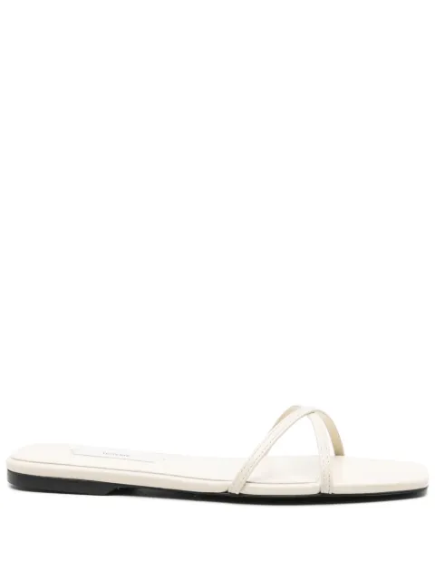 TOTEME leather sandals Neutrals 253WAS0242LE0143059