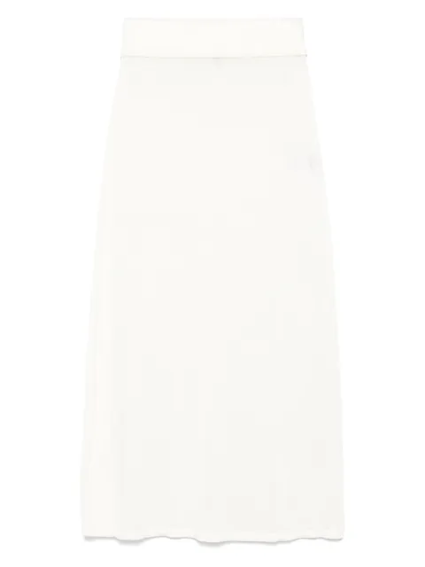 TOTEME long knit skirt White 253WRB0304YA0079047