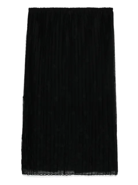 TOTEME floral-embroidered tulle skirt Black 253WRB0292FB0431001