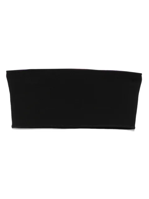 TOTEME knitted bandeau Black 253WRT0574YA0187001