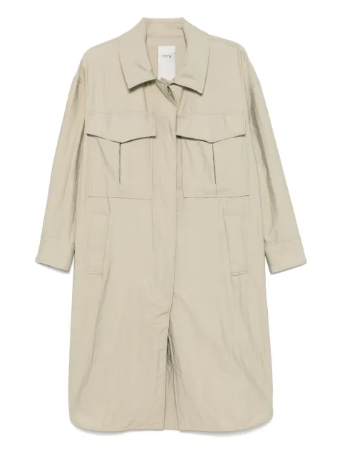 RAME buttoned trench coat Neutrals MSCAP02TPO0551