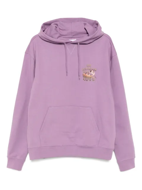 Sky High Farm graphic-print hoodie Purple SHF01T0251