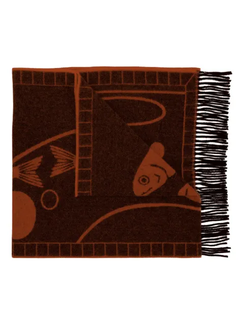 Henrik Vibskov Catch Match scarf Orange AW25STUDA918