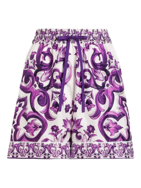 Dolce & Gabbana silk shorts White FTDB8THI1Y8