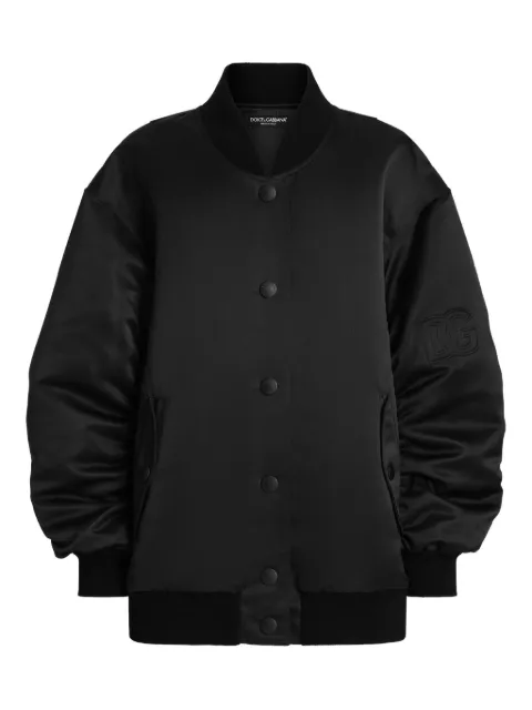 Dolce & Gabbana padded bomber jacket Black F9S63ZGDC6Q