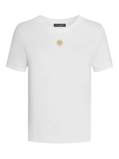 Dolce & Gabbana Medal T-shirt White F8N08ZGDC7I