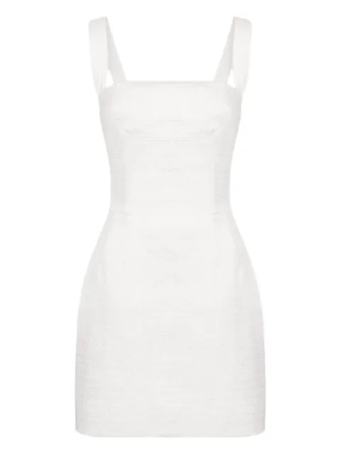 Dolce & Gabbana mini Stretch mat dress White F6TZCTFU9AU