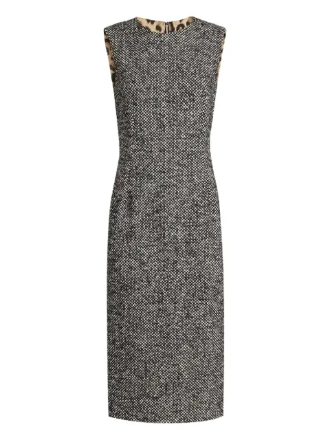 Dolce & Gabbana sleeveless midi dress Black F6GASTFMZAH