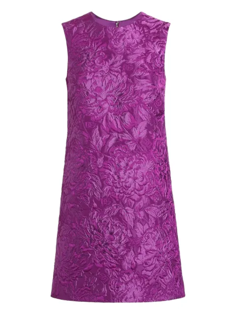 Dolce & Gabbana DNA brocade-effect mini dress Purple F6AMRTHJMQO