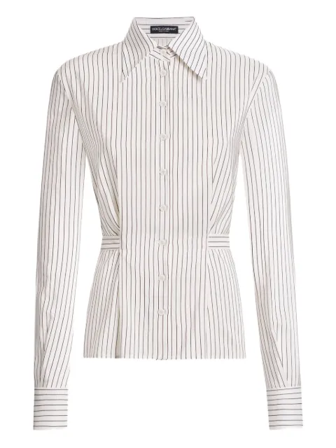 Dolce & Gabbana striped shirt White F5T69TFBTAL