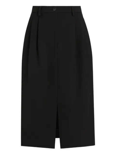 Dolce & Gabbana tailored midi skirt Black F4CO8TFU2L8