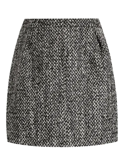 Dolce & Gabbana mini tweed skirt Black F4C7RTFMZAL