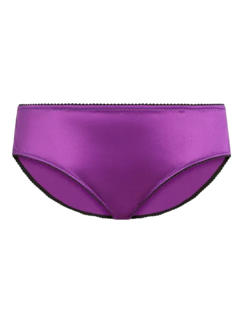 Dolce & Gabbana satin briefs Purple O2B23TONO13