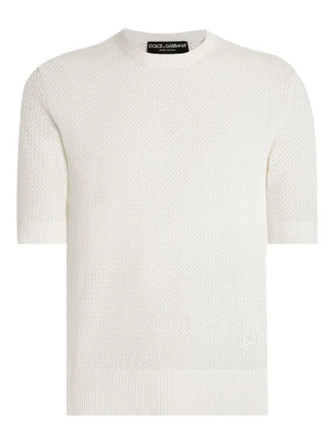 Dolce & Gabbana cotton T-shirt White GXX03ZJBCGW