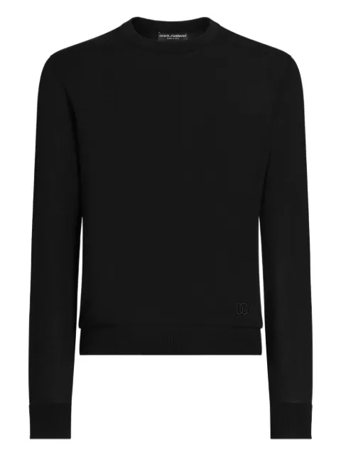 Dolce & Gabbana silk jumper Black GXX02ZJBSLV
