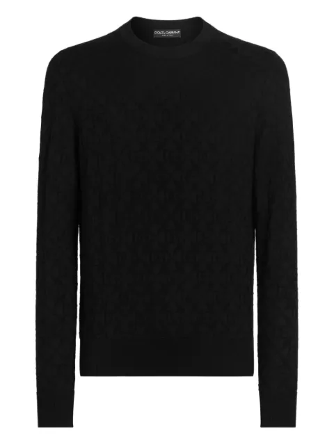 Dolce & Gabbana silk jumper Black GXX02TJBSM4