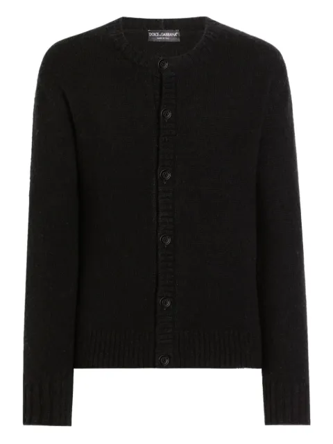 Dolce & Gabbana wool-blend cardigan Black GXV59TJFMIL